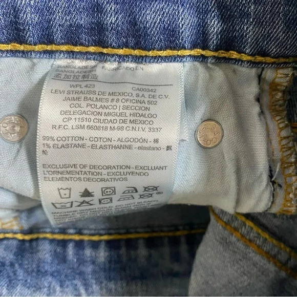 Levi's signature 32x32 distressed blue jeans‎ - Picture 6 of 6